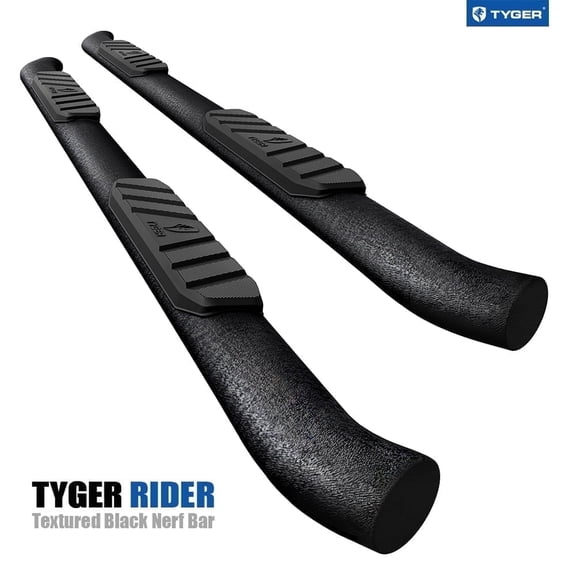 Tyger Auto 3.5" Rider Running Boards Compatible with 2015-2026 Ford F-150; 2022-2026 F-150 Lightning; 2017-2026 F-250 F-350 SD | Supercrew Cab | TG-SS2F35058 | Side Step Rail Nerf Bars