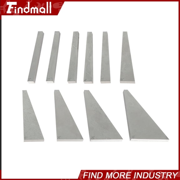 findmall 10 Pcs 1 To 5 Degree & 5 To 30 Degree Gauge Block Precision Angle Block Set