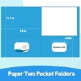 thumbnail image 5 of Plastic Divider with Pockets, 6 Tab Heavy Duty Plastic Dividers for 3 Ring Binder, Assorted Colors, Tab Index Plastic Binder Dividers with Tabs and 3 Hole Punch, for Notebooks, Letter Size, 5 of 8