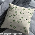 thumbnail image 2 of Homewish Lovely Bow Knot Fabric by the Yard 2 Yard,Cartoon Heart Print Room Decor Fabric by the Yard,Green Black Beige Fabric for Sewing For Teens,Luxury Bedroom Decor, 2 of 6