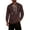 a-Brown, variant on Men’s Long Sleeve Pirate Shirt Medieval Top Pirate Costume Halloween Cosplay Mens Halloween Costume, Size S