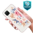 thumbnail image 3 of Samsung Galaxy A12 Case, Rosebono Graphic Design Shockproof Impact Resistant Protective Full-Body Rugged Clear Hybrid Bumper Case for Samsung Galaxy A12 (Pink Flower), 3 of 4