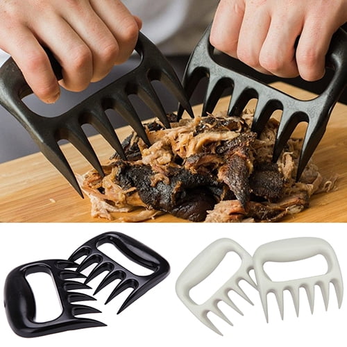2pcs Bear Paws Claws knives Meat Handler Fork Tongs Pull Shred Pork BBQ Gadget# 