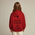 thumbnail image 3 of Kids Hoodies Jesus Loves You Sweatshirt Long Sleeve Graphic Hoodies Comfy Loose Pullover Top Crop Tops Winter Clothes 9-10 Years Old Girl Clothes Cute&nbsp;Boy Girl&nbsp;Clothing, 3 of 6