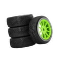 thumbnail image 5 of Almencla 4 Pieces 1/8 RC Car Tires Tires Wheel DIY Replacement RC Spare Parts Remotes Control Vehicle Short Course Truck Crawler Truck green, 5 of 8