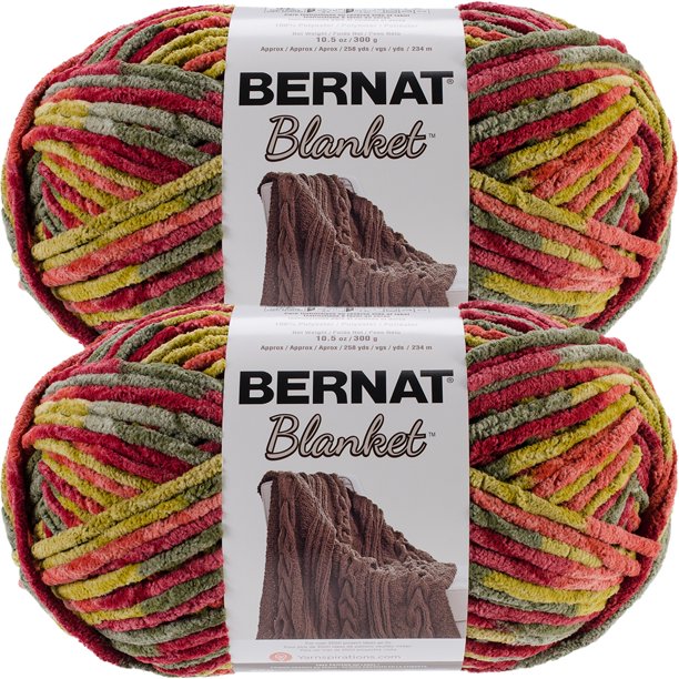 Bernat Blanket Big Ball YarnHarvest, Multipack Of 2