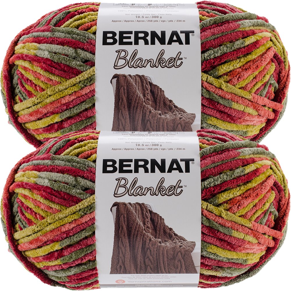 Bernat Blanket Big Ball YarnHarvest, Multipack Of 2