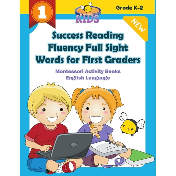 Success Reading Fluency Full Sight Words for First Graders Montessori Activity Books English Language: I can read readiness sight word readers picture flash cards games with short sentence workbook fo