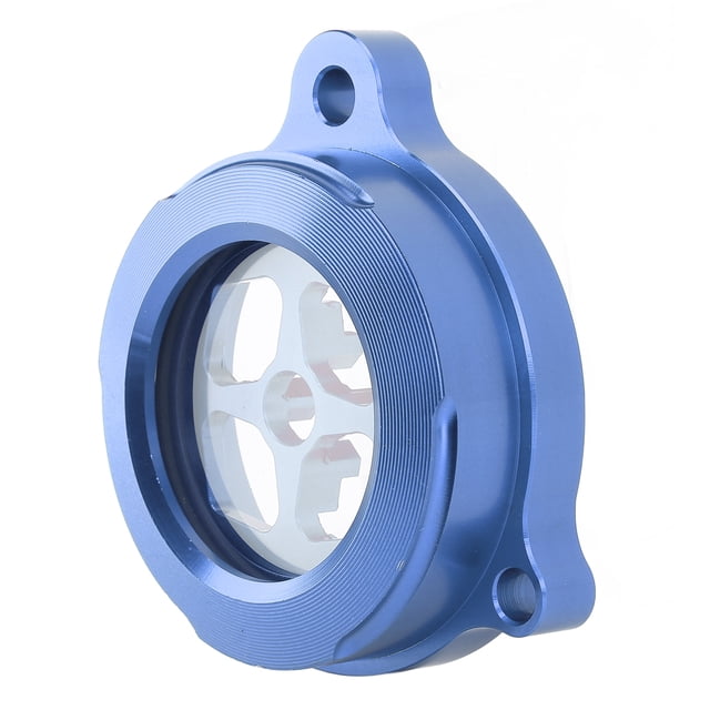 Couvercle de Filtre à Huile Moteur Transparent Protection en Alliage d'Aluminium Usinage CNC pour Raptor 700 700R