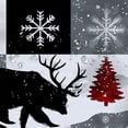 thumbnail image 5 of Orinice Bear Deer Snowflakes Bathroom Decor Set with Hooks, Colorful Luxurious Graphic Print Polyester Fabric Shower Curtain, 100% Waterproof Shower Curtain Set for Bathroom Decoration 36x72, 5 of 7