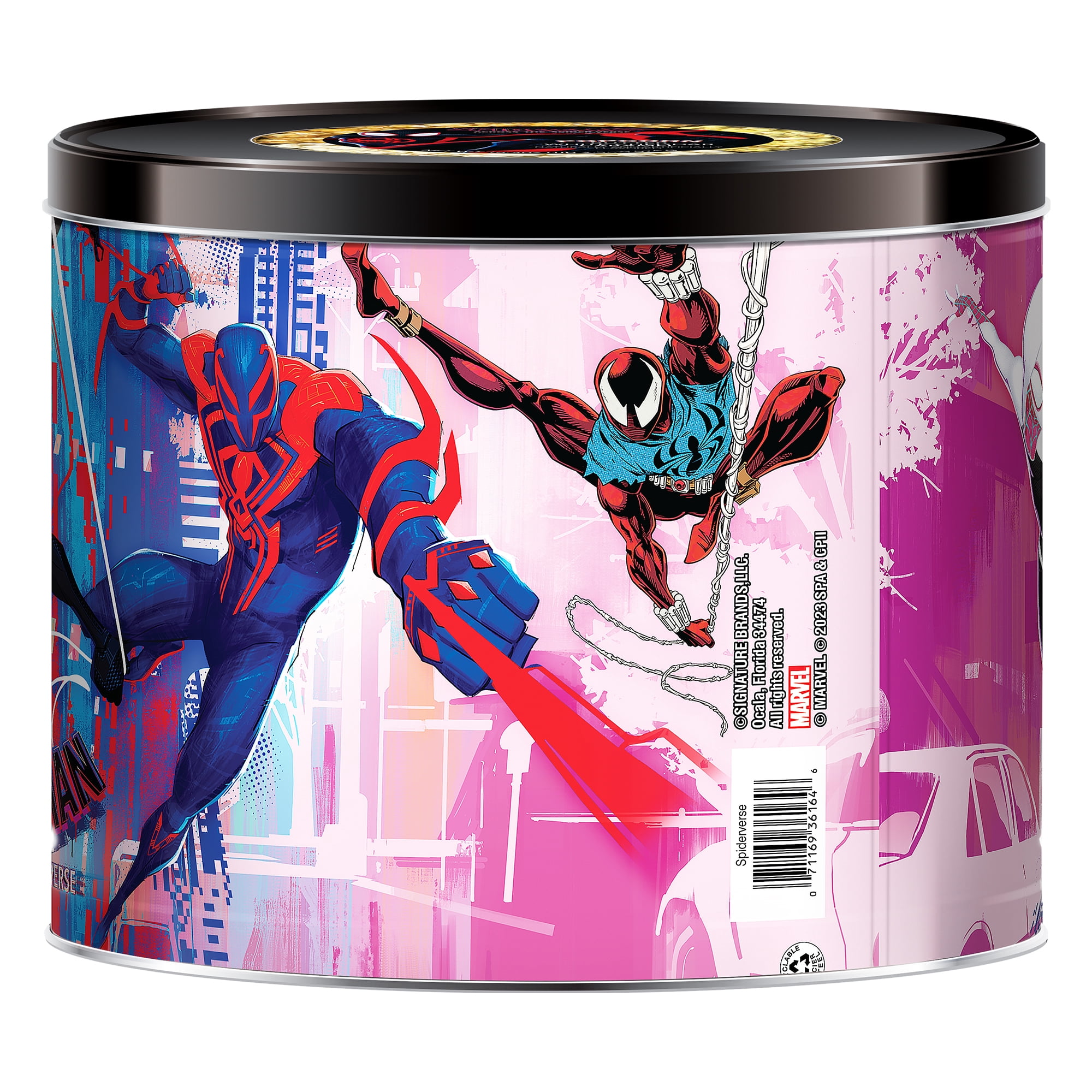 Marvel Spider-Verse Popcorn Tin, 18.5 Ounces