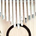 thumbnail image 5 of 17 Clé Kalimba Pouce Piano Épicéa Bois Corps Confortable Repose-Main Courbe Doigt Portable Piano Casque Modèle, 5 of 5