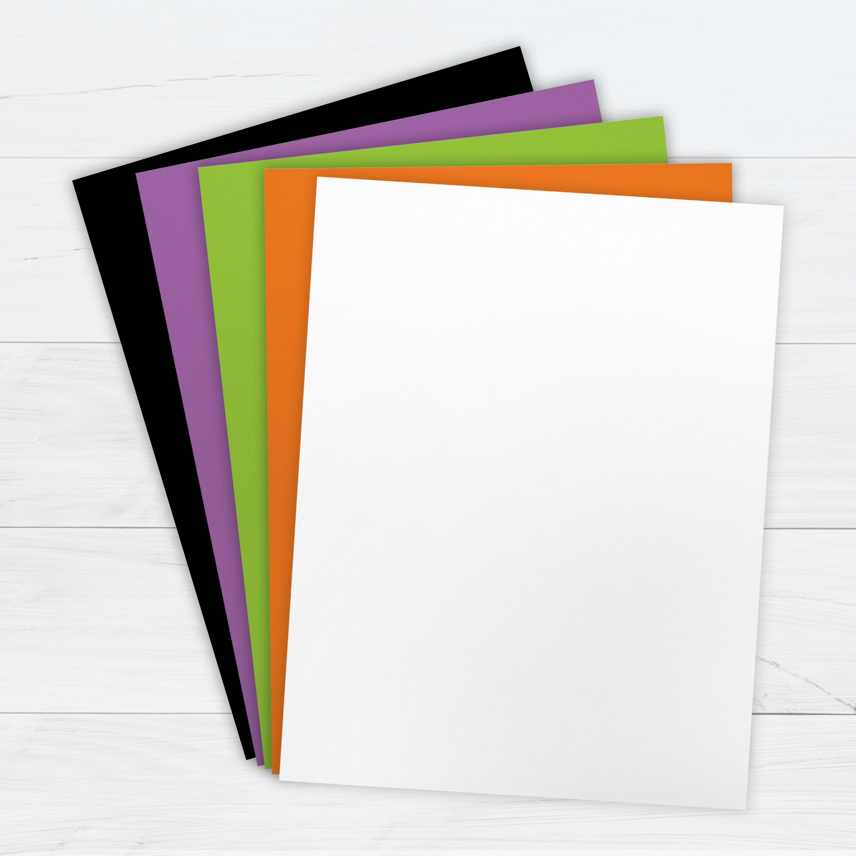 Printworks Neon Cardstock, 65 lb, 5 Assorted Florescent Colors, Perfect for  School and Craft Projects, 200 Sheets, 8.5” x 11” (00597)