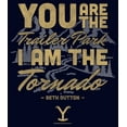 thumbnail image 2 of Men's Yellowstone Beth Dutton Trailer Park I Am The Tornado  Graphic T-Shirt, 2 of 5