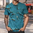 thumbnail image 3 of jowamay Graphic Tshirts for Men Rust Print Crewneck Short Sleeve Retro T Shirts Trendy Vacation Tops for Party, 3 of 6