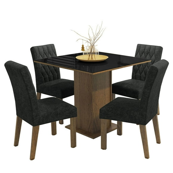 Juego de Comedor Madesa Oxford Anaju Mesa y 4 Sillas