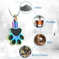 thumbnail image 4 of Paw Cremation Jewelry for Ashes Holder Necklace Urn Neckless Lockets for Pet Ashes for Memorial Dog Cat, 4 of 7