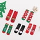 thumbnail image 4 of Calcetines decorativos con impresión de dibujos animados de Papá Noel y muñeco de nieve para Navidad A, 4 of 9