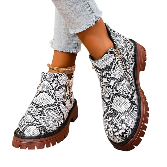 Willtoo Ankle Boots For Women Low Heel Dressy Casual Chunky Stacked Block Heels Short Booties Side Zipper Fall Shoes Black