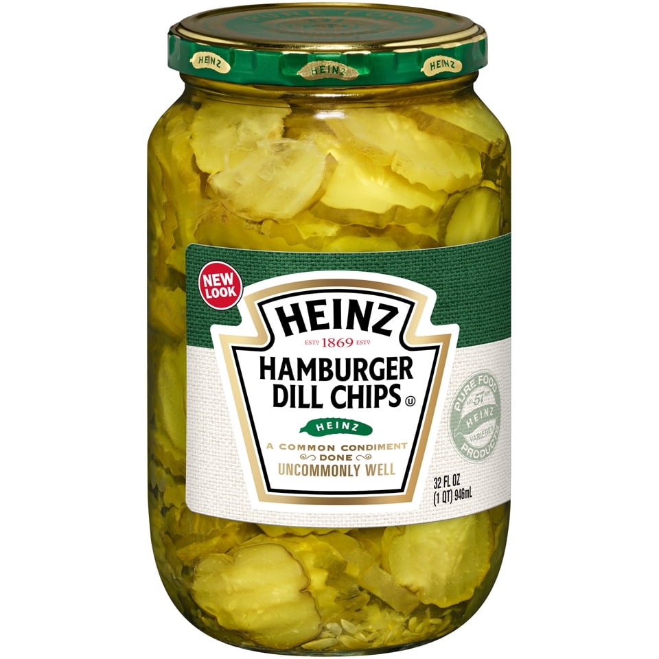 Heinz Hamburger Dill Chips Pickles, 32 Oz by Kraft Foods