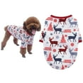 thumbnail image 1 of Tenue de Pyjama pour Chien Ensemble de Pyjamas pour Chat Pyjamas Imprimés T-Shirt Confortable pour Petits à Grands Chiens Tenue, 1 of 7