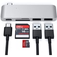 thumbnail image 5 of Satechi Aluminum Type-C USB 3.0 3-in-1 Combo Hub with USB-C P-Through - for M2/ M1 MacBook Pro/Air, M2/ M1 iPad, 5 of 5