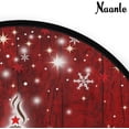 thumbnail image 4 of Christmas Anti Fatigue Round Area Rug, Coffee Christmas Tree Non Slip Absorbent Comfort Round Rug Floor Carpet for Entryway Living Room Bedroom Sofa Home Decor, 3' in Diameter, 4 of 7