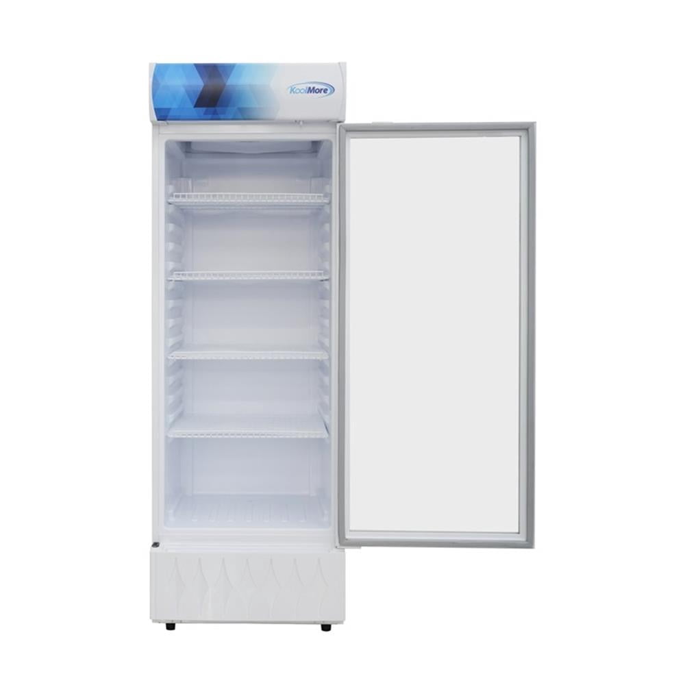 Pemberly Row 24" One-Door Merchandiser Refrigerator in White 12 cu. ft.