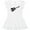 AA-White, variant on Inktastic Grunge Guitar Gift Toddler Girl Dress