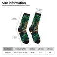 thumbnail image 2 of Fuzoiu Tropical Tribe Mask Print Athletic Crew Socks for Men & Women,Casual Crew Socks,Above Ankle Crew Socks for Business, Casual, 2 of 6