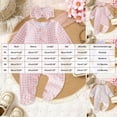 thumbnail image 3 of JUMEYU Baby Sleepers Girl Baby Girl Romper Long Sleeve Jumpsuit Infant Newborn Rompers Clothes 0 3 6 9 12 18 Months (Pink,3-6 Months), 3 of 5