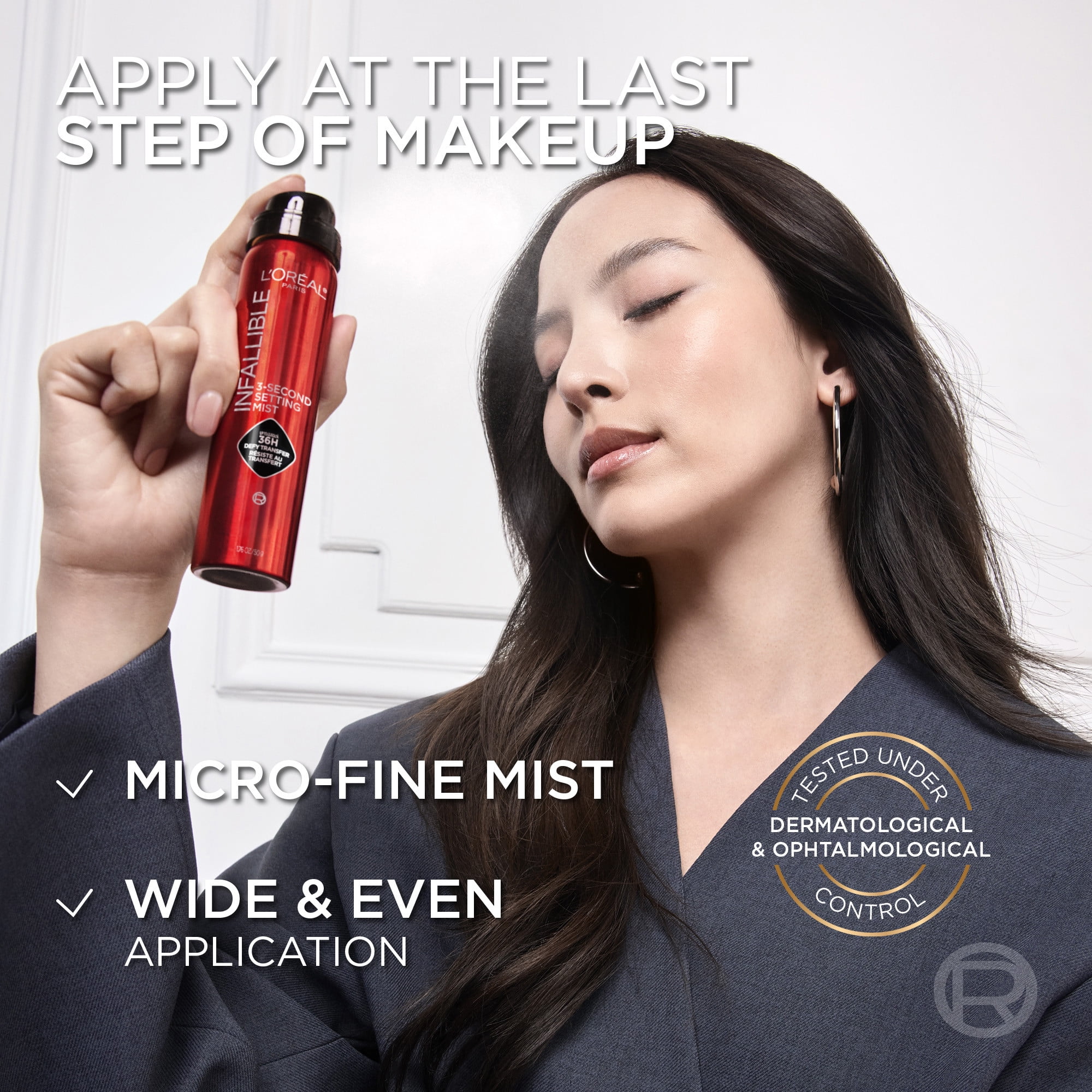 Infallible Makeup Setting Spray, 3 Second Makeup setting mist