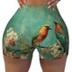 thumbnail image 2 of Fotbe Retro Birds Shorts Sin Costuras – Shorts Deportivos de Cintura Alta para Mujer, Elásticos para Gimnasio, Yoga, Running o Ciclismo-X-Large, 2 of 8