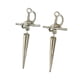 thumbnail image 4 of Pendientes góticos jinwen plata vintage punk, 4 of 8