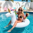 thumbnail image 2 of MiracDan Unicorn Pool Float 90cm – Small Inflatable Floatie for Pool Party Decorations, 2 of 8