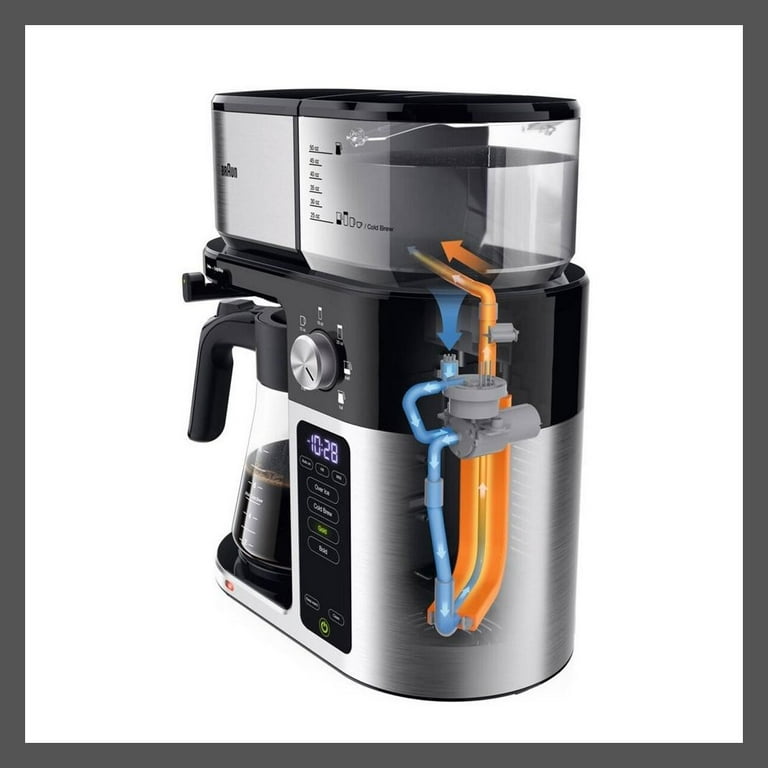 Braun 50 oz MultiServe Coffee Maker Plus 10-Cup Pod Free Drip 7