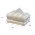 thumbnail image 3 of Caja de pañuelos Cloud Tissue Cream, mesa de centro for sala de estar, hisopos de algodón, servilletas domésticas, 3 of 6