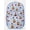 Blue, variant on Girls 17" Love Leopard Backpack & Lunch Set, Black