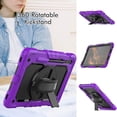 thumbnail image 7 of Allytech Galaxy Tab S8 2022 / Tab S7 2020 11 Inch Case (SM-X700/706/T870/T875) with Screen Protector,  Rugged Shockproof Strap Rotating Kickstand Protective Cover for Samsung Galaxy Tab S8/ Tab S7, 7 of 7