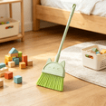 thumbnail image 2 of RUIG 19.8'' Kids Mini Broom and Dustpan Set - Toddler Cleaning Toy, Toddler Household Helper, Parent-Child Interactive Play Cleaning Tool, Cute Cartoon Design, Small Safe Corner Broom, 2 of 3