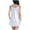 White, variant on FRSASU Plus size Pajamas Women's Thin Back Over the Hip Short Strap with Summer Color T-Neck Home Nightdress White 12(XXL)