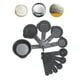 thumbnail image 2 of Juego De Tazas De Cucharas Medidoras 2xPP Con Cuchara Dosificadora A Escala Para Herramientas De Cocina Gris 2 piezas, 2 of 5