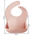 thumbnail image 3 of Benoxine Silicone Baby Bibs, Adjustable, Reusable, Durable, Waterproof, BPA-Free,Portable, 3-Pack, 3 of 7