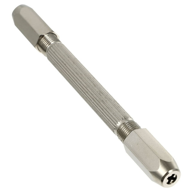 Hex Head Tools Double Ended Mouth Pin Vise Hand Drill Wire Gauge Bit