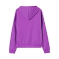 thumbnail image 6 of UDAUDU Womens Zip Up Hoodies 2026 Fall Winter Long Sleeve Hoodies Oversized Sweatshirts Fall Sweaters Casual Y2K Jackets Clothes Purple L, 6 of 8