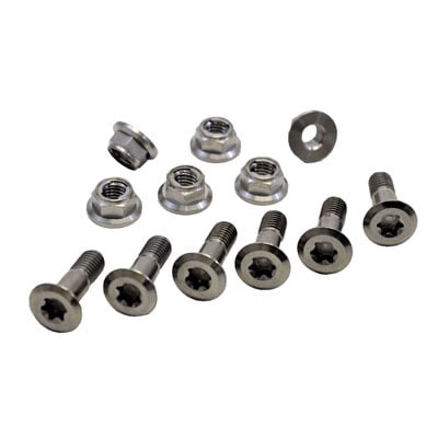 Warp 9 Titanium Sprocket Bolt Set for Husqvarna WXC 610 1996