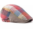 thumbnail image 6 of CoCopeaunts Newsboy Cap Spring Summer Beret Hat Men Women Plaid Flat Ivy Cap Unisex Colorful Sun Hats for Women Adjustable Beret, 6 of 8