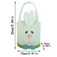 thumbnail image 3 of Adorable Canvas Candy Basket for Kids Ideal for Easter Egg and More, 3 of 5