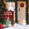 thumbnail image 6 of Christmas Garden Flag, Merry Christmas Flags 12x18 Double Sided, Christmas Tree Snowman with Buffalo Plaid Burlap Vertical Small Winter Yard Flag Holiday Decorations Signs for Home Outdoor Outside, 6 of 6
