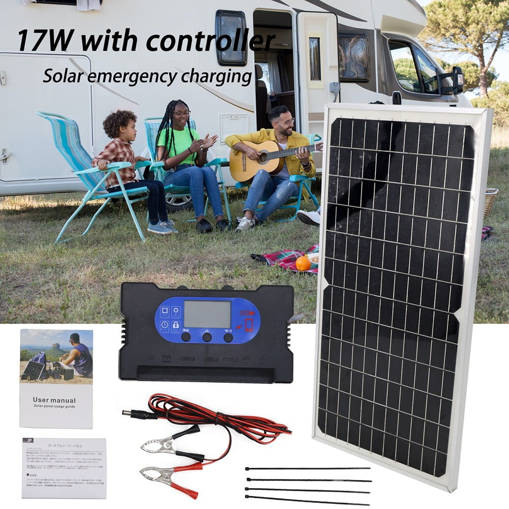 AFQH High-Quality 17W Monocrystalline Solar Panel: Efficient & Waterproof Charging